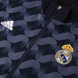 23-24 Real Madrid Jacket Tracksuit/23皇马08宝蓝夹克套装