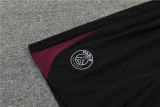24-25 PSG Short Sleeve Training Suit/24-25短袖训练服PSG巴黎黑色