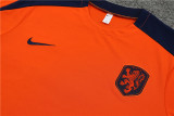 24-25 Netherlands Short Sleeve Training Suit/24-25短袖训练服荷兰橙色