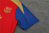 24-25 Barcelona Short Sleeve Training Suit/24-25短袖训练服巴萨红色