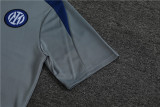 24-25 Inter Milan Short Sleeve Training Suit/24-25短袖训练服国米灰色