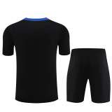 24-25 Inter Milan Short Sleeve Training Suit/24-25短袖训练服国米黑色