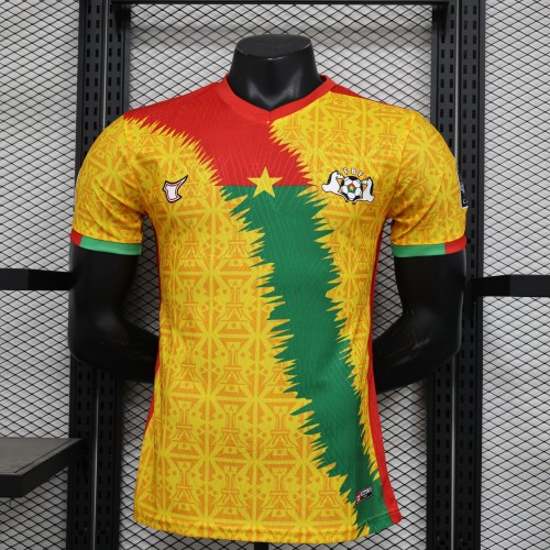 2023 Burkina Faso Player Jersey/2023布基纳法索黄色球员版