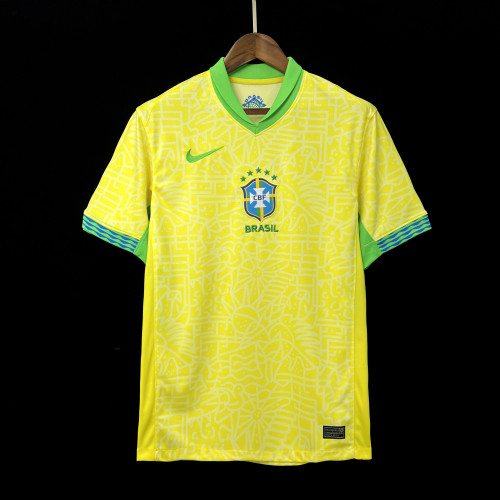 2024 Brazil Home Fans Jersey/2024巴西主场球迷版