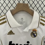 Retro 11-12 Real Madrid Home Kids Kit/11-12皇马主场童装
