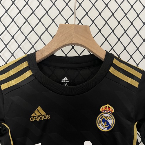 Retro 11-12 Real Madrid Away Kids Kit/11-12皇马客场童装