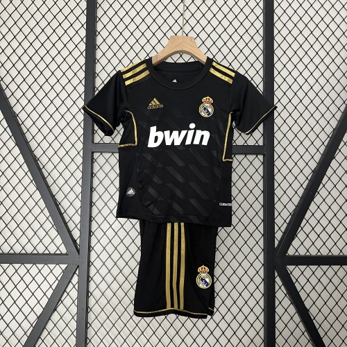 Retro 11-12 Real Madrid Away Kids Kit/11-12皇马客场童装