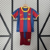 Retro10-11 Barcelona Home Kids Kit/10-11巴萨主场童装