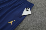 23-24 PSG Royal Blue Player Version Training Suit/23-24PSG巴黎宝蓝色半拉训练服，球员版