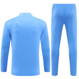 23-24 Argentina Training Suit/23-24阿根廷蓝色半拉训练服