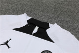 23-24 PSG White Player Version Training Suit/23-24PSG巴黎白色半拉训练服，球员版