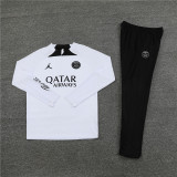 23-24 PSG White Player Version Training Suit/23-24PSG巴黎白色半拉训练服，球员版
