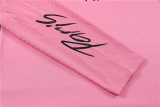 23-24 PSG Pink Training Suit/23-24PSG巴黎粉色半拉训练服
