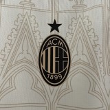 24-25 AC Milan Special Fans Jersey/24-25AC联名款特别版白色球迷版