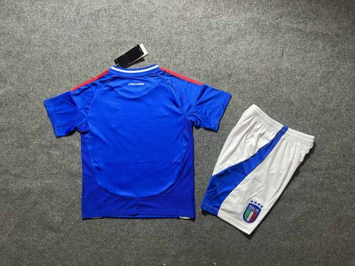 2024 Italy Home Blue Kid Kit/ 2024 意大利主场童装