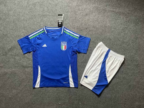 2024 Italy Home Blue Kid Kit/ 2024 意大利主场童装