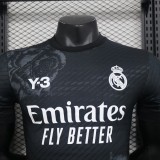 24-25 Real Madrid Y3 Black Player Jersey/24-25 皇马黑色Y3球员版