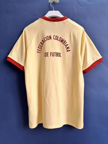 2024 Colombia  Cotton T shirt /2024 哥伦比亚黄色衣服