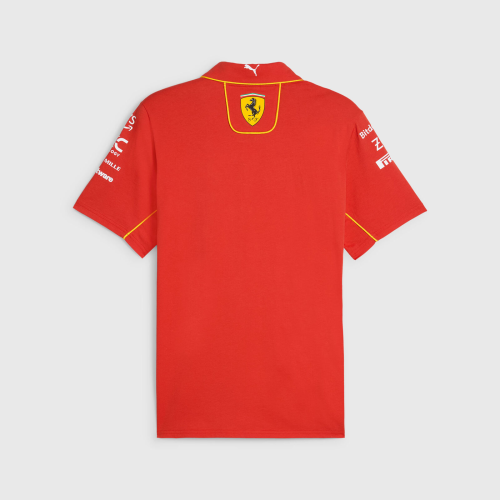2024 Ferrari F1 Red T-Shirt /2024 F1有领红色短袖