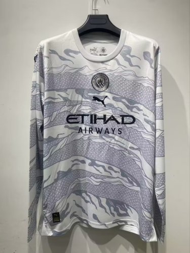 24-25 Manchester City Special Long Sleeve Jersey/24-25曼城特别版长袖