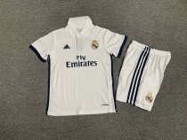 Retro 16-17 Real Madrid Home Kids Kit/ 16-17 皇马主场童装