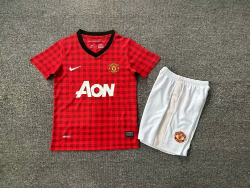 Retro 00-02 Manchester United  Home Kids Kit/ 00-02  曼联主场童装
