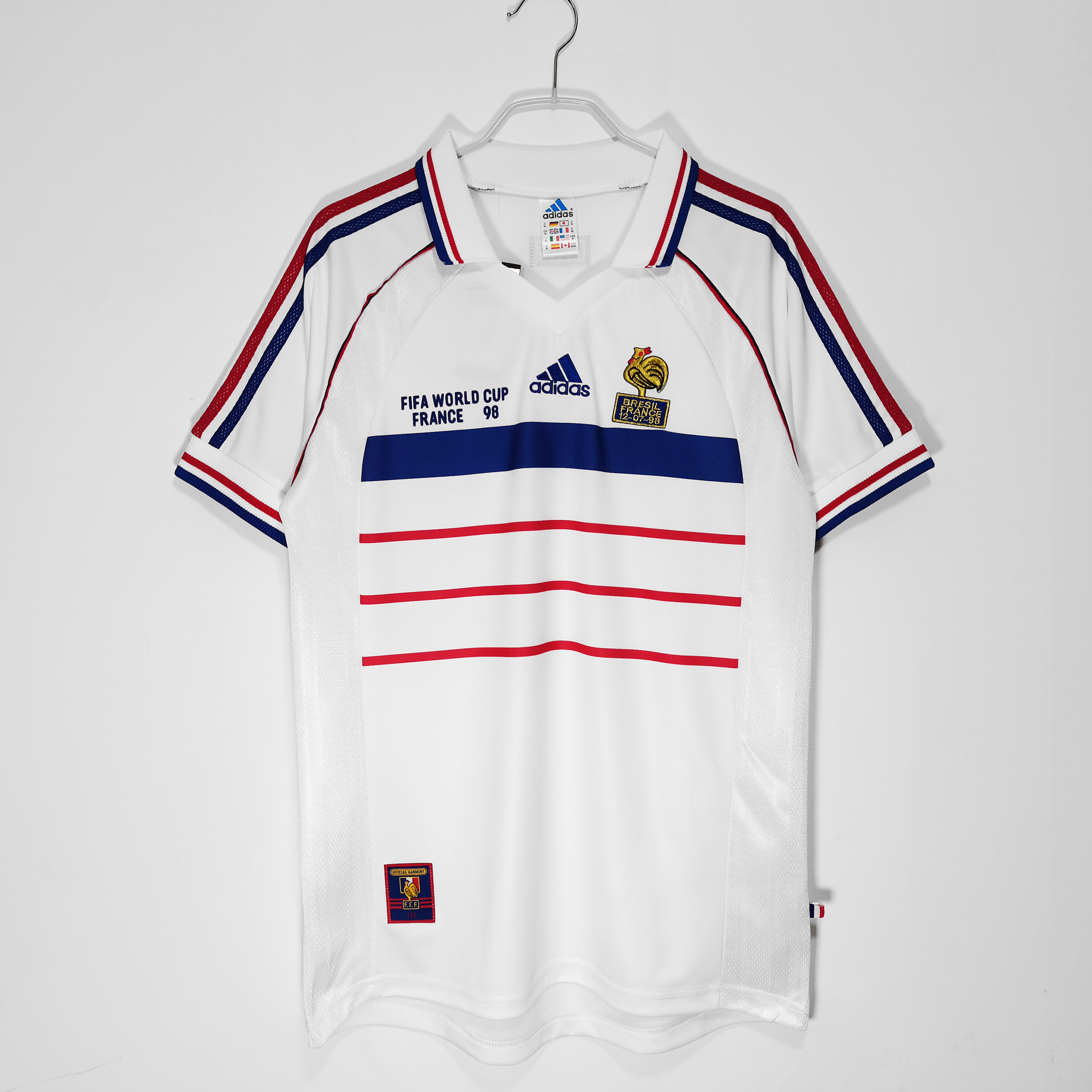 1998 France Away Final Game Retro Jersey/1998 法国客场决赛版 1998 France Away Final Game Retro Jersey/1998 法国客场决赛版