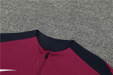 2024 England Red Player Version Training Suit/2024英格兰红色半拉训练服，球员版