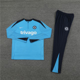 24-25 Chelsea Light Blue Player Training Suit/23-24切尔西半拉训练服,球员版