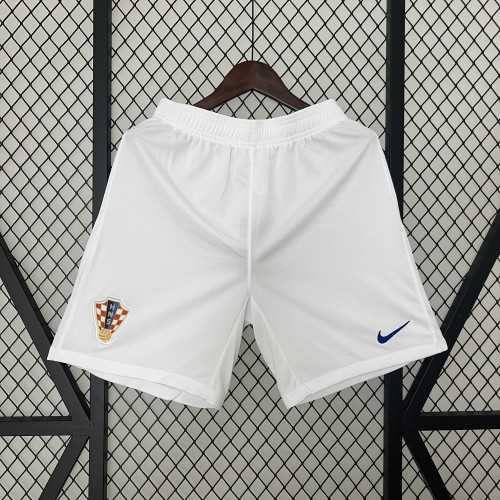 2024 Croatia Home Shorts / 2024 克罗地亚主场短裤