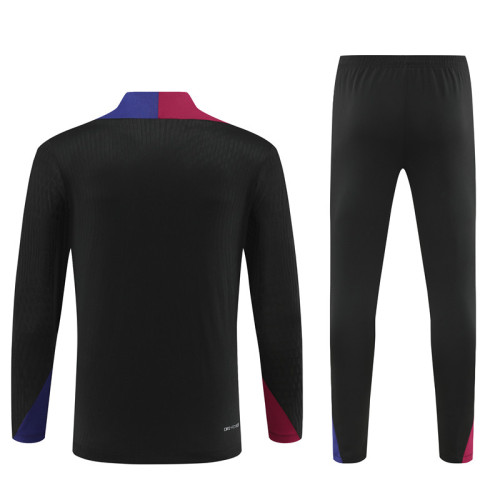 24-25 Barcelona Black Player Version Training Suit/24-25巴萨半拉训练服，球员版