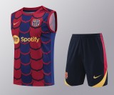 24-25 Barcelona Vest Training  Suit/24-25巴萨背心训练服