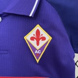 Retro1998 Fiorentina Home Kids Kit/ 1998佛罗伦萨主场童装