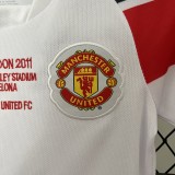 Retro 10-11 Manchester United Champions League Away Kids Kit/ 10-11曼联客场欧冠版童装