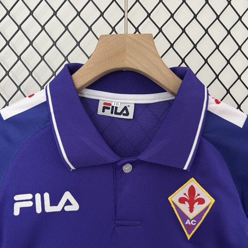 Retro1998 Fiorentina Home Kids Kit/ 1998佛罗伦萨主场童装