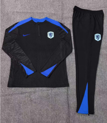 2024 HL Blue Player Version Training Suit/2024荷兰半拉训练服，球员版