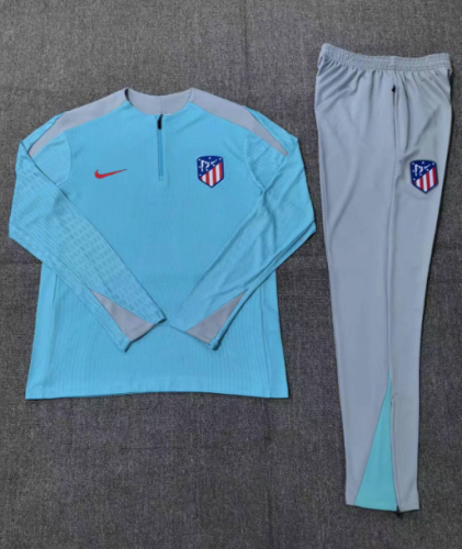24-25 Atletico Madrid Player Version Training Suit/24-25马竞半拉训练服，球员版