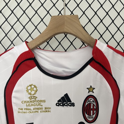 Retro 06-07 AC Milan Away Champions Leagu Kids Kit/ 06-07AC米兰客场欧冠版童装