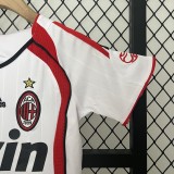 Retro 06-07 AC Milan Away Champions Leagu Kids Kit/ 06-07AC米兰客场欧冠版童装