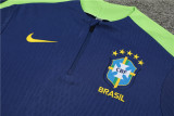 2024 Brazil Player Version Training Suit/2024巴西半拉训练服，球员版