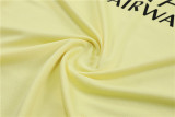 24-25 PSG Yellow Short Sleeve Training Suit/24-25psg巴黎短袖训练服