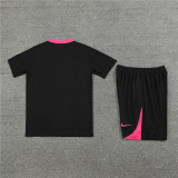 24-25 Chelsea Black Short Sleeve Training Suit/24-25切尔西短袖训练服