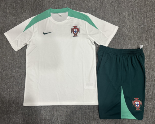 2024 Portugal Short Sleeve Training Suit/2024葡萄牙短袖训练服