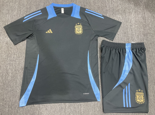 2024 Argentina Short Sleeve Training Suit/2024阿根廷短袖训练服