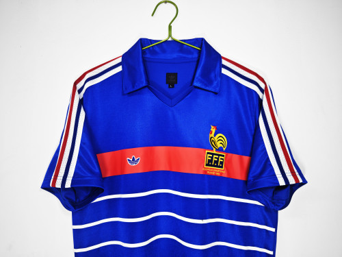 1984 France Home Retro Jersey/1984法国主场