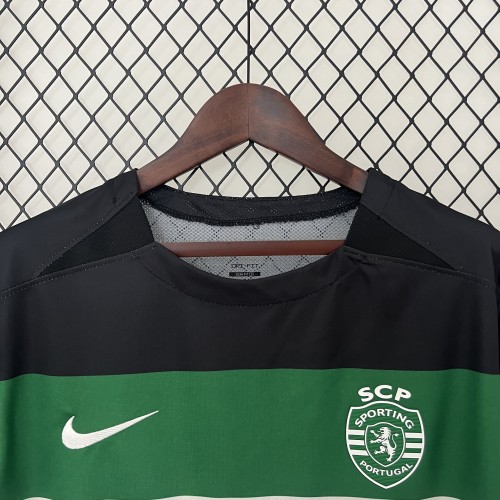 24-25  Sporting Home Fans Jersey/ 24-25  里斯本竞技主场球迷版