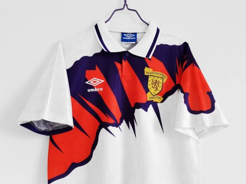 91-93 Scotland Away Retro Jersey/91-93苏格兰客场