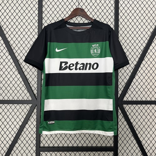 24-25  Sporting Home Fans Jersey/ 24-25  里斯本竞技主场球迷版
