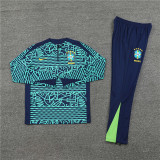 2024 Brazil Green Training Suit/2024 巴西湖蓝色迷彩版训练服