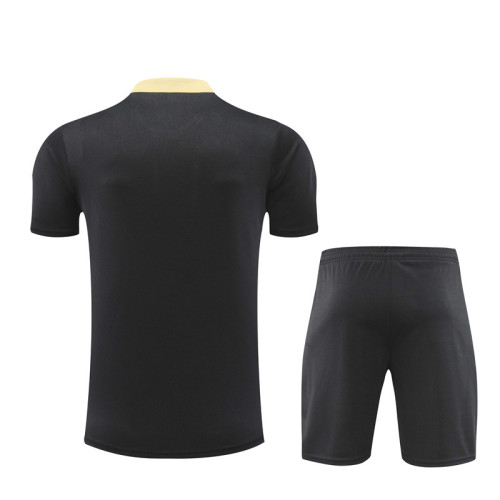 24-25 PSG Black and Gold Short Sleeve Training Suit/ 24-25 PSG 黑金短袖训练服